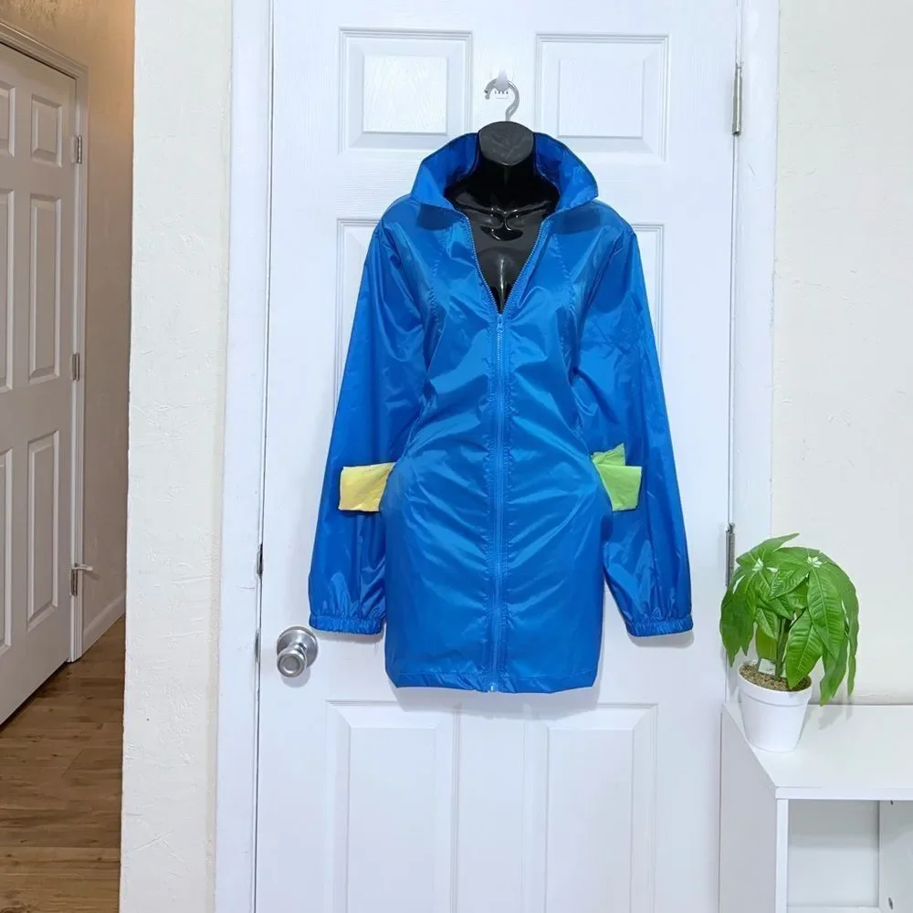 Woman Within Women’s Raincoat in Blue Size 22/24